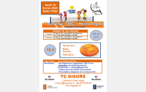 TMC Mixte U10 - Niveau Orange - Hiver 2023