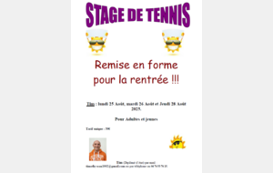 Stages d'été avec Tim