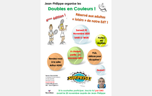 Doubles en couleurs 2025