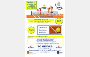 TMC U16 - Niveau Jaune - Mai 2026